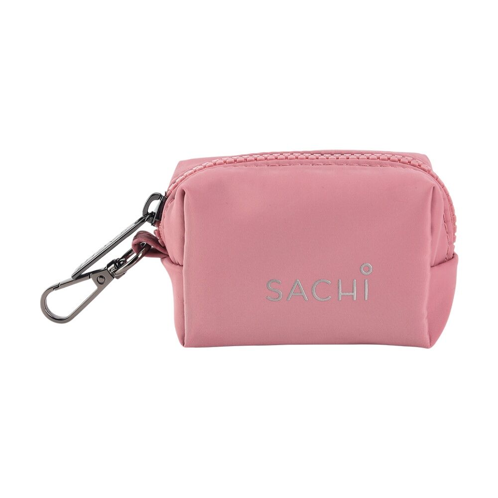 2PK Sachi PupPack Portable Waste Bag Holder Zip Closure Accessory Blush