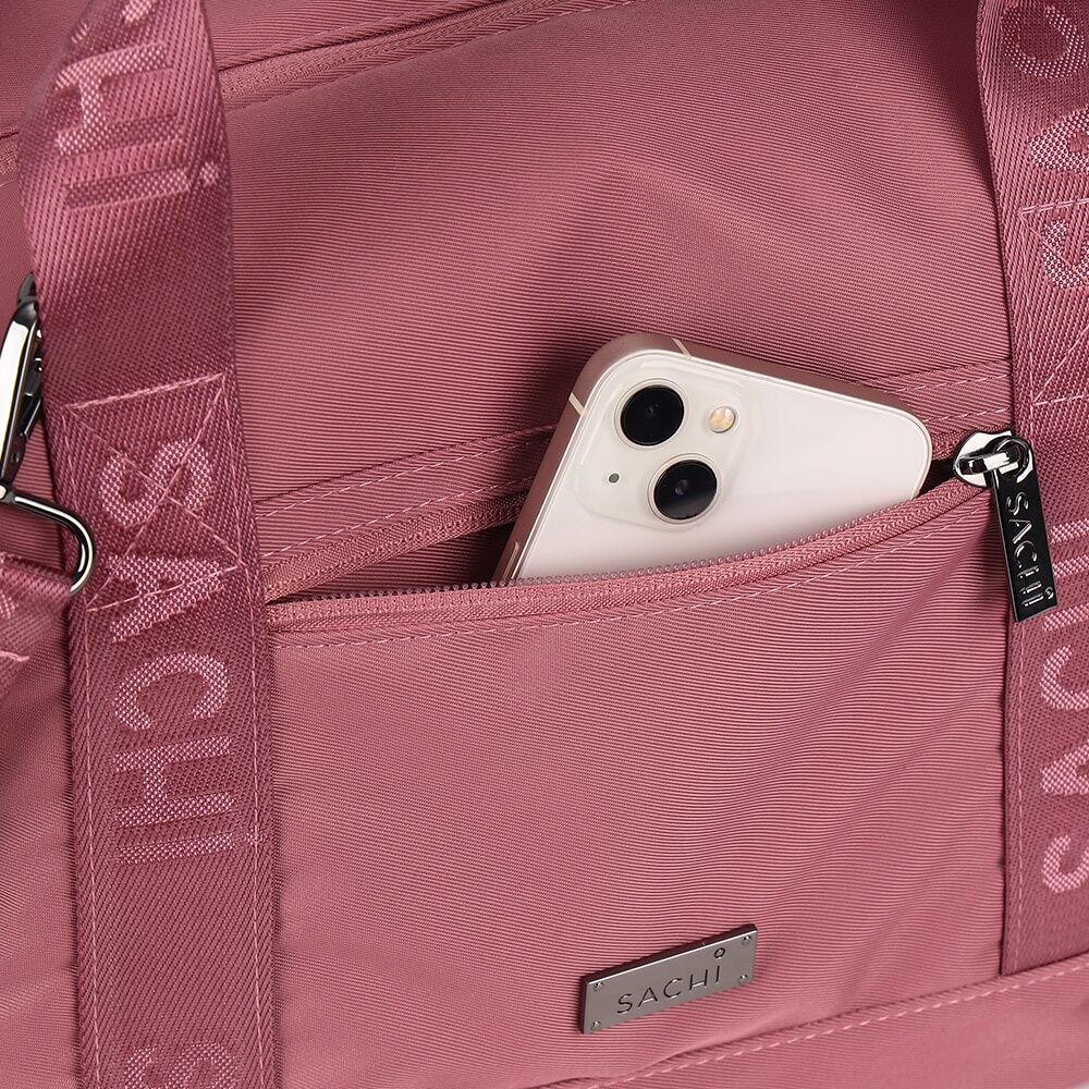 Sachi Insulated Versa Adjustable Expandable Storage Cooler Bag Blush 12L