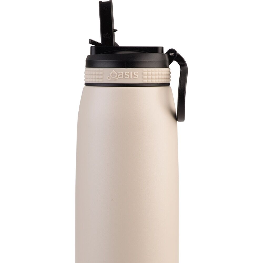 Oasis Stainless Steel Double Wall Insulated Sports Bottle Oat 780ml