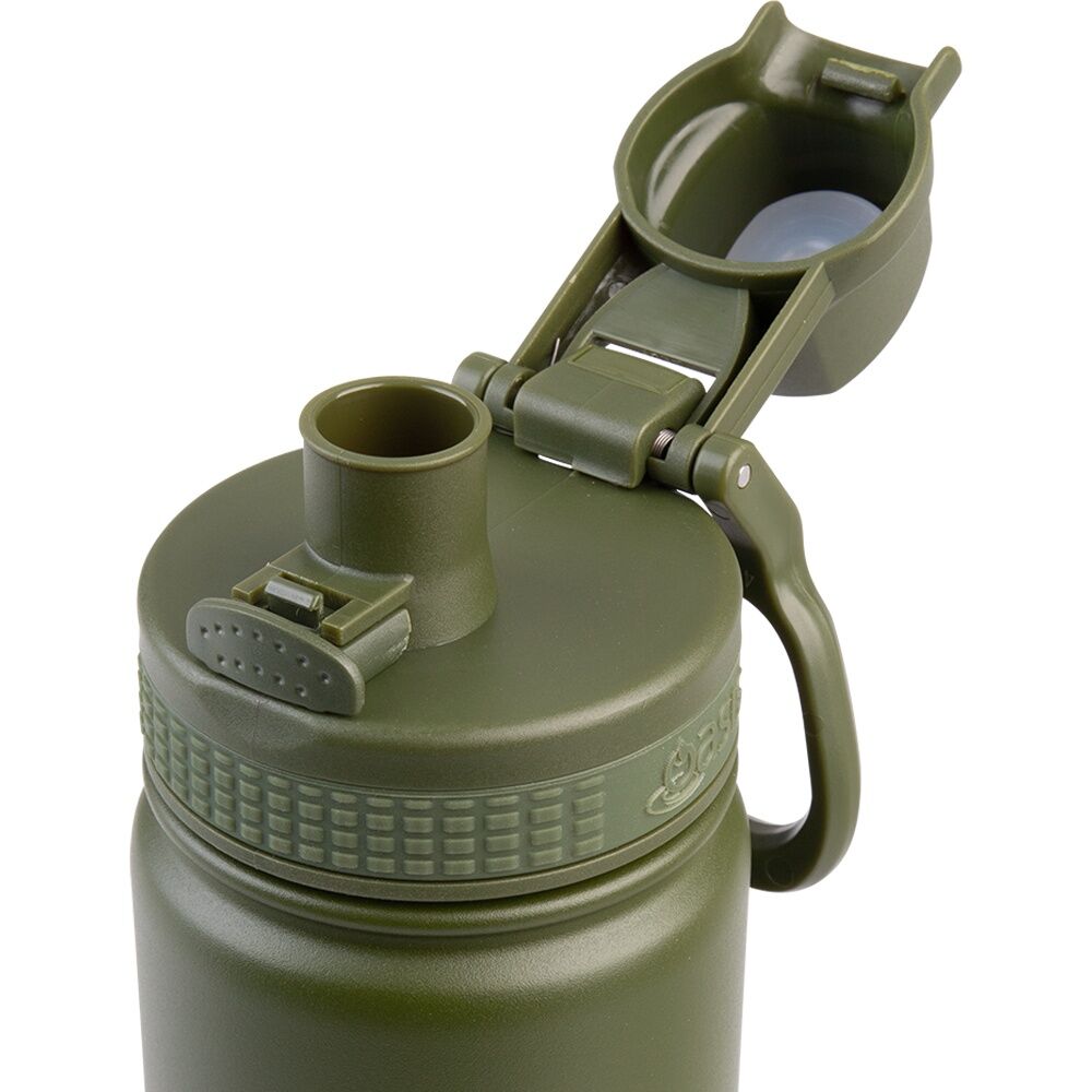 2PK Oasis Stainless Steel Double Wall Insulated Sports Bottle Forest Green 550ml