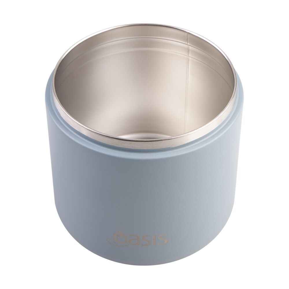 Oasis Stainless Steel Double Wall Insulated Food Flask Hazy Blue 500ml