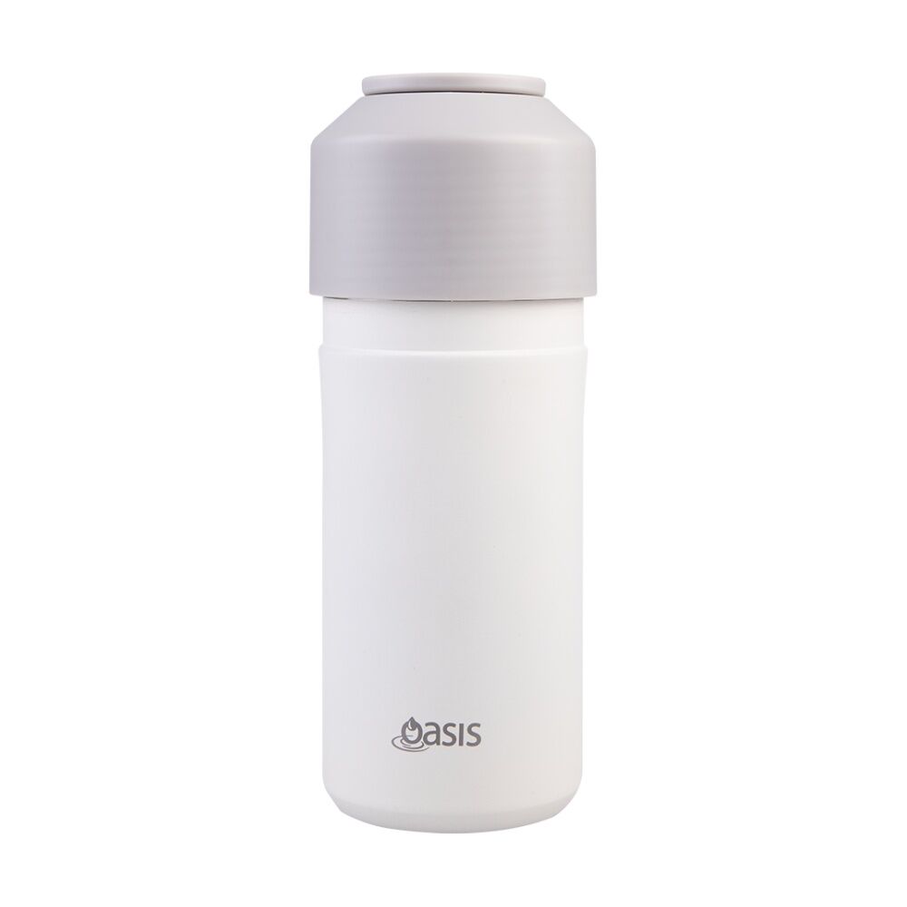 2PK Oasis Stainless Steel Double Wall Insulated Adjustable Wine Cooler Linen