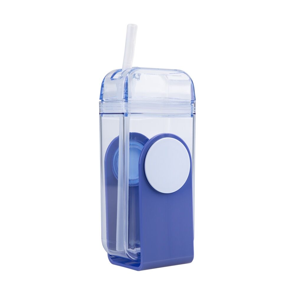 2PK Oasis Kids Tritan Impact Resistant Juice Box With Straw Blue 300ml