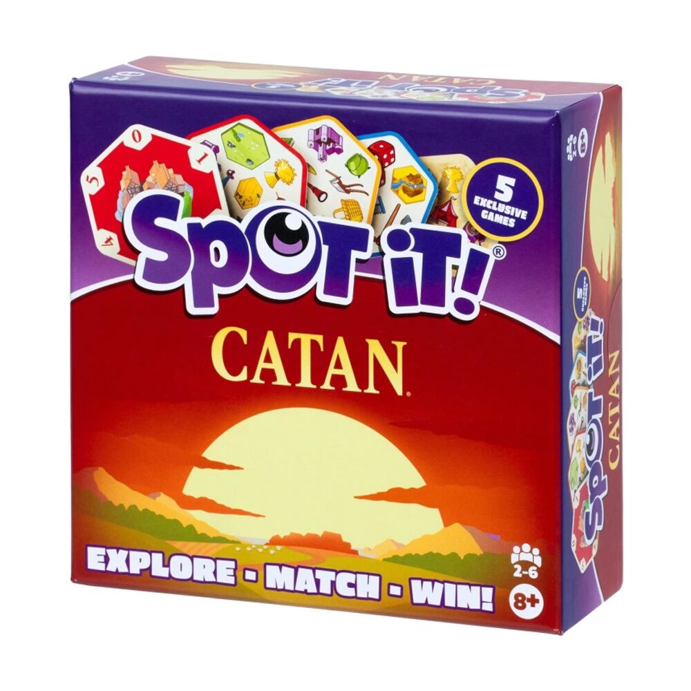 Moose Games Spot It Catan Card Game 76 Cards Special Edition 8y+