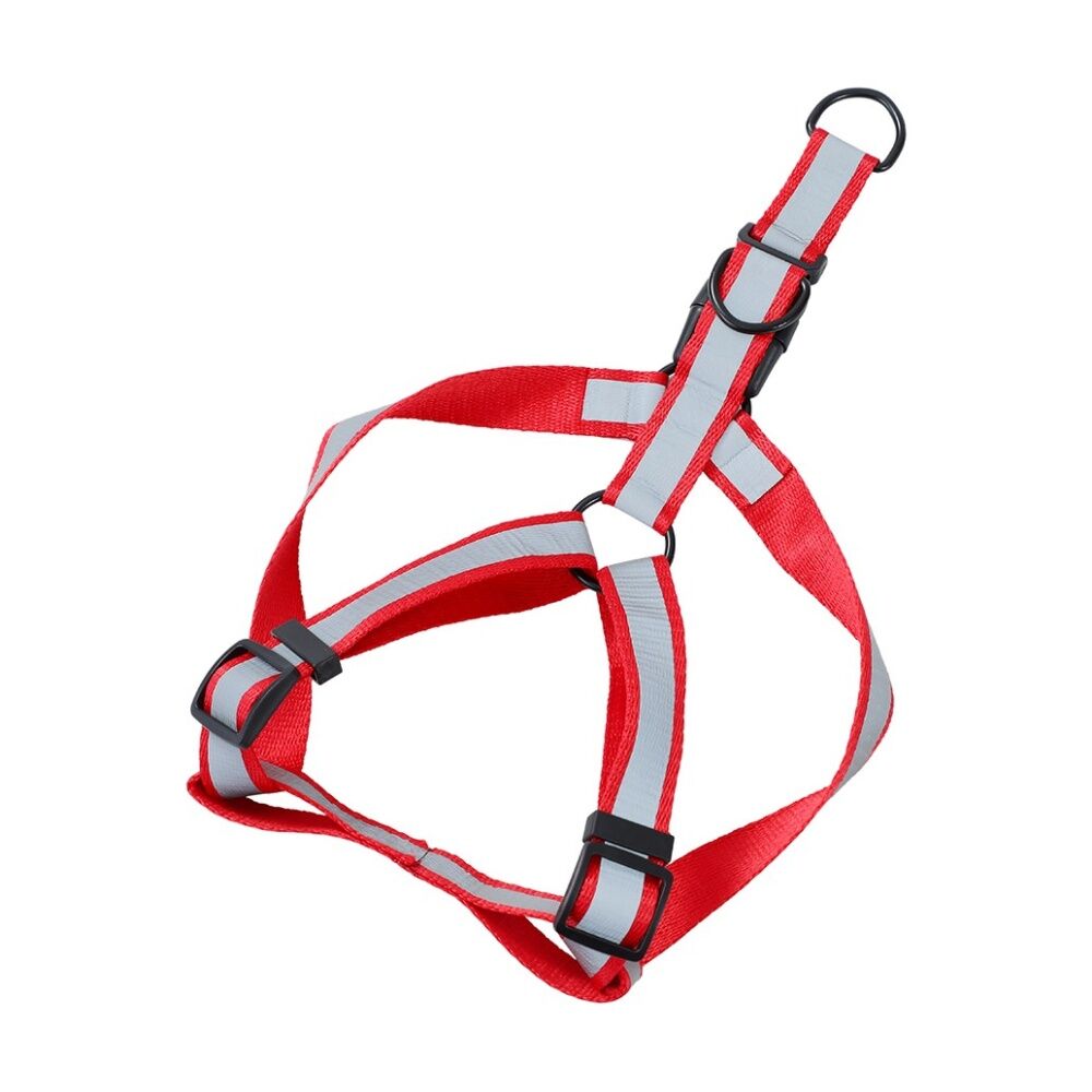 3x Paws And Claws Reflective Adjustable Pet Dog Harness Large 45-75x2.5cm Assorted