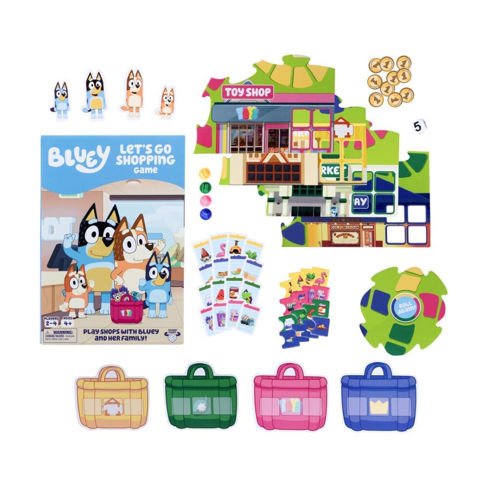 Bluey Let's Go Shopping Game Kids 4y+ Family Fun
