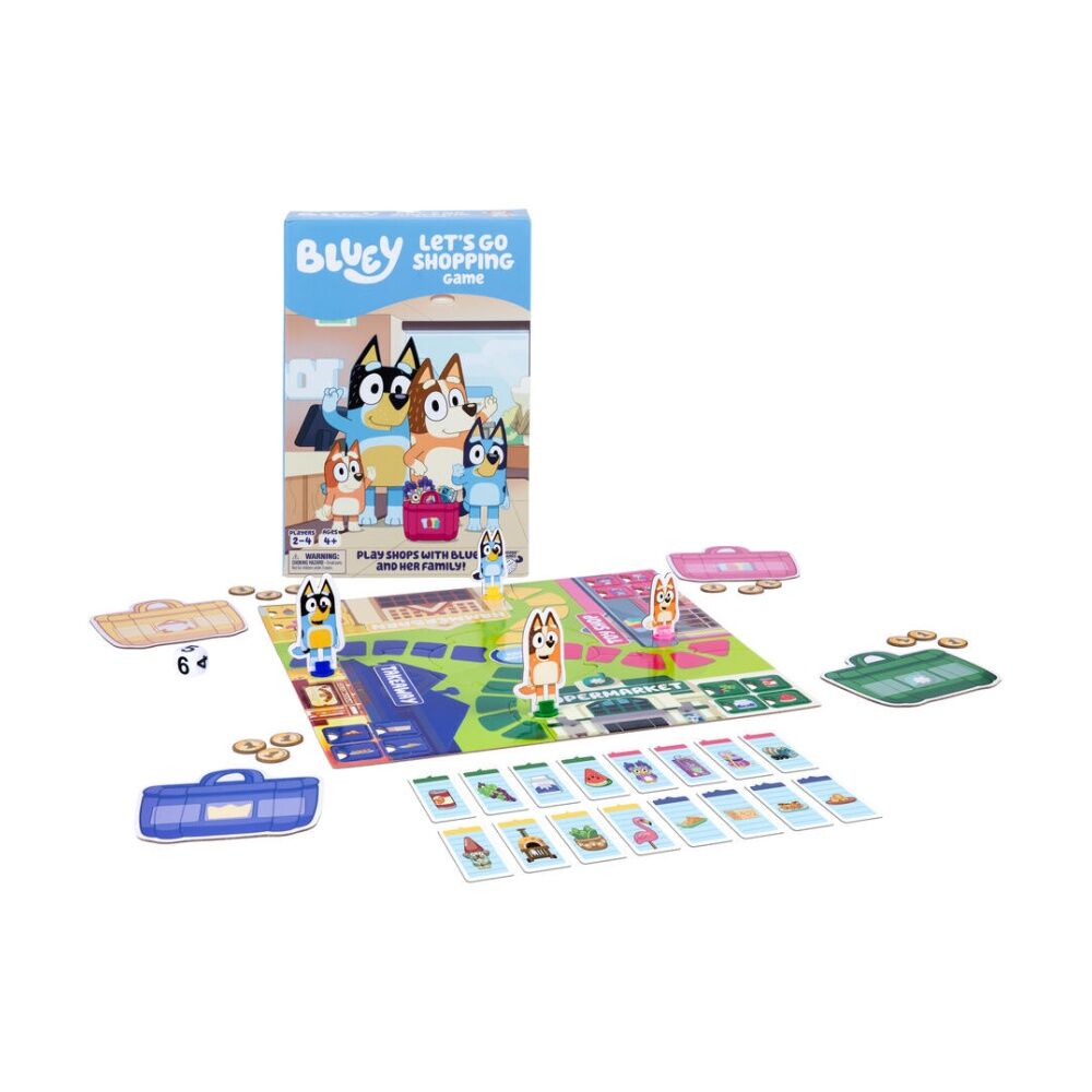 Bluey Let's Go Shopping Game Kids 4y+ Family Fun