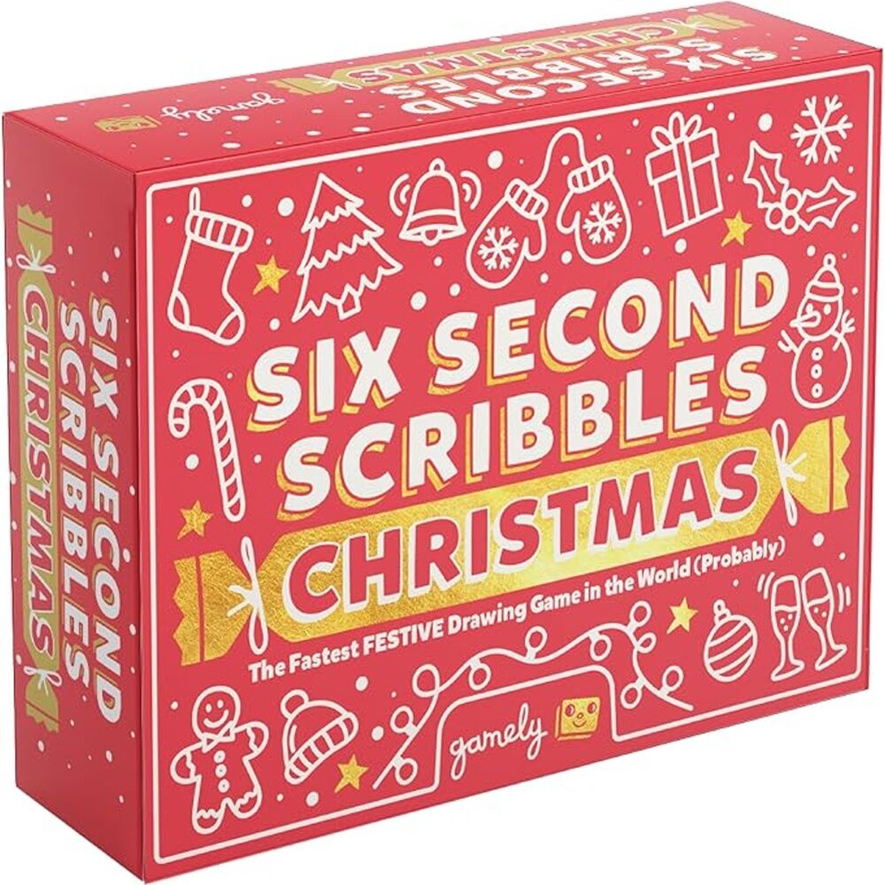 Six Second Scribbles Christmas Card Game Kids 8y+
