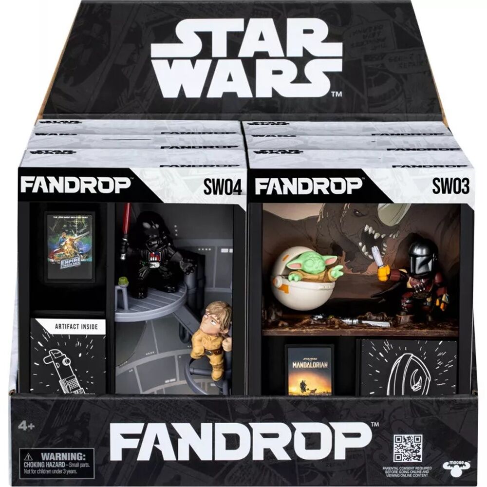 2pc Fandrop Star Wars W1 Figure Set Collectible Display Figures Assorted