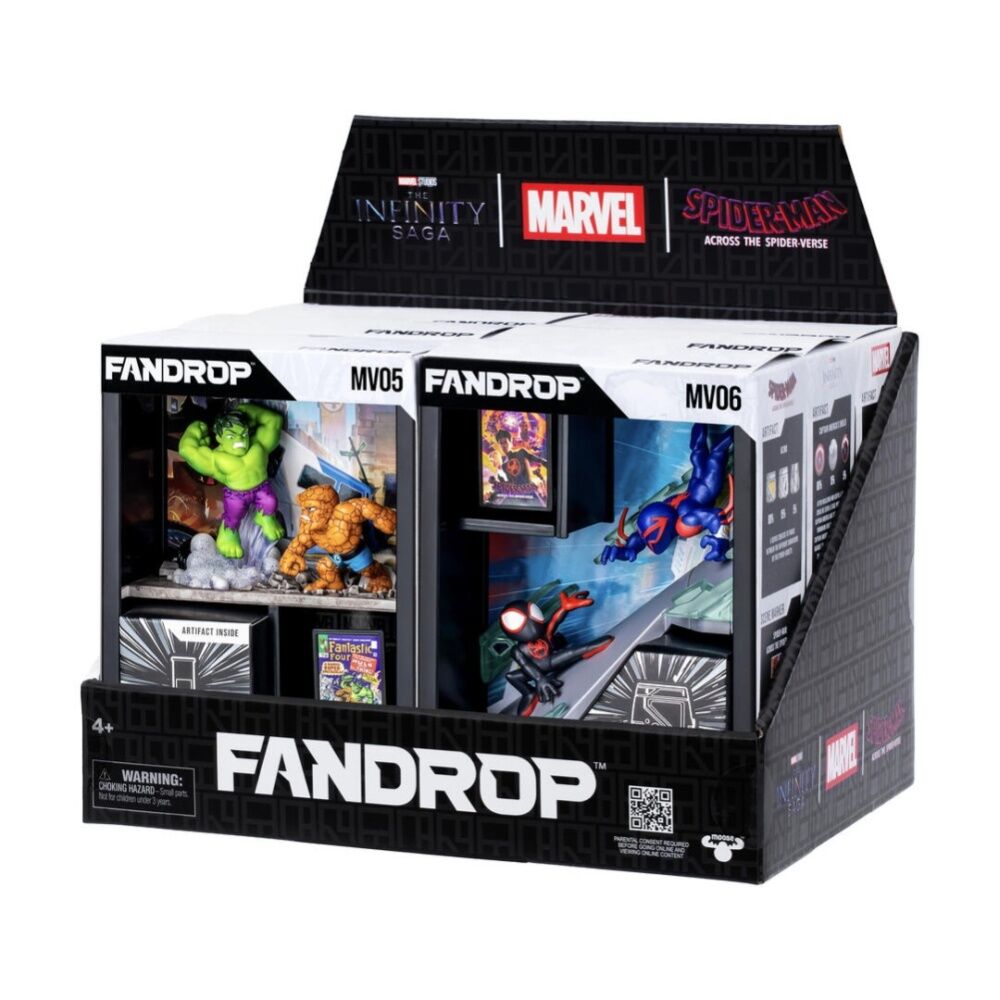 2pc Fandrop Marvel W2 Figure W/ Scene Markers & Artifacts 4y+ Assorted