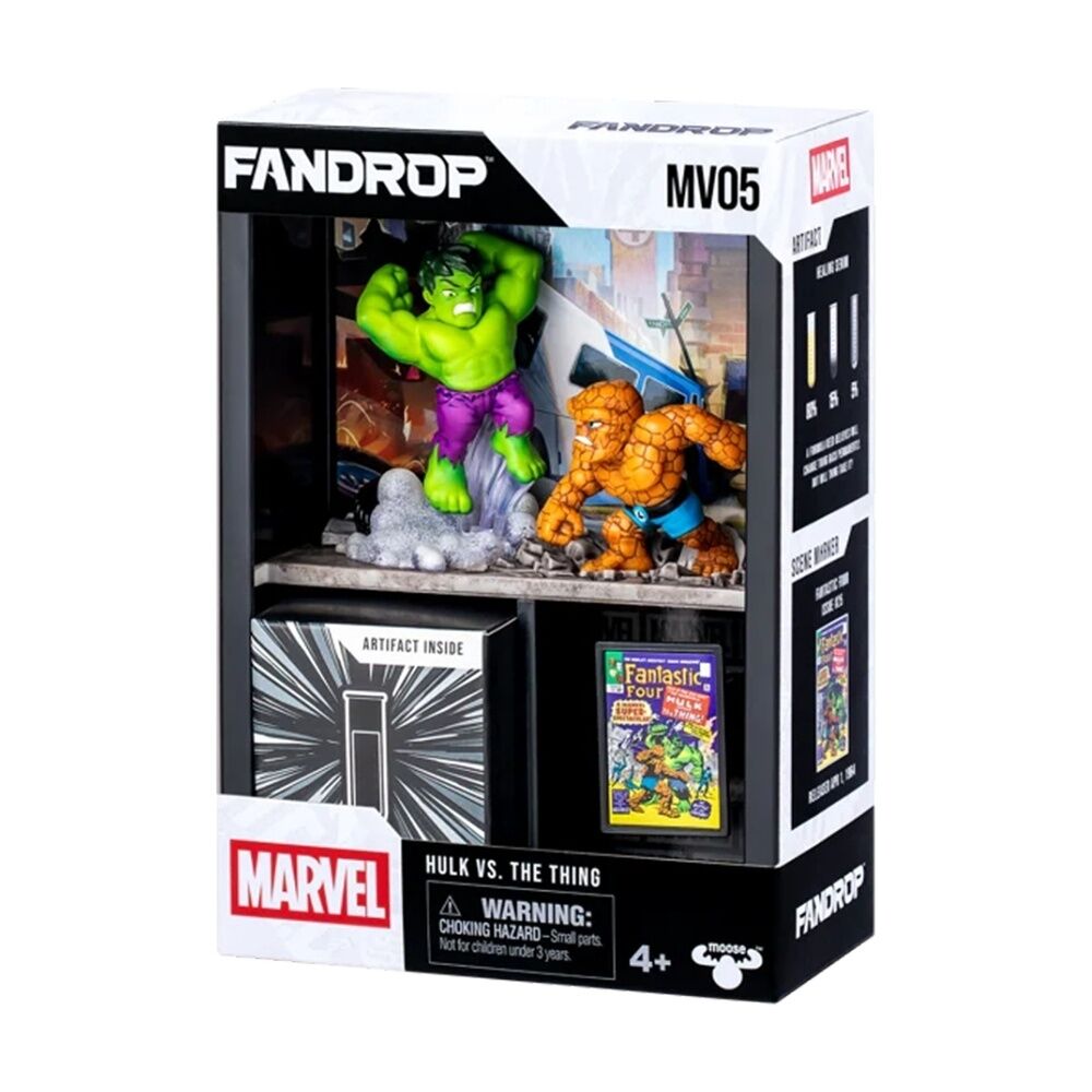 2pc Fandrop Marvel W2 Figure W/ Scene Markers & Artifacts 4y+ Assorted