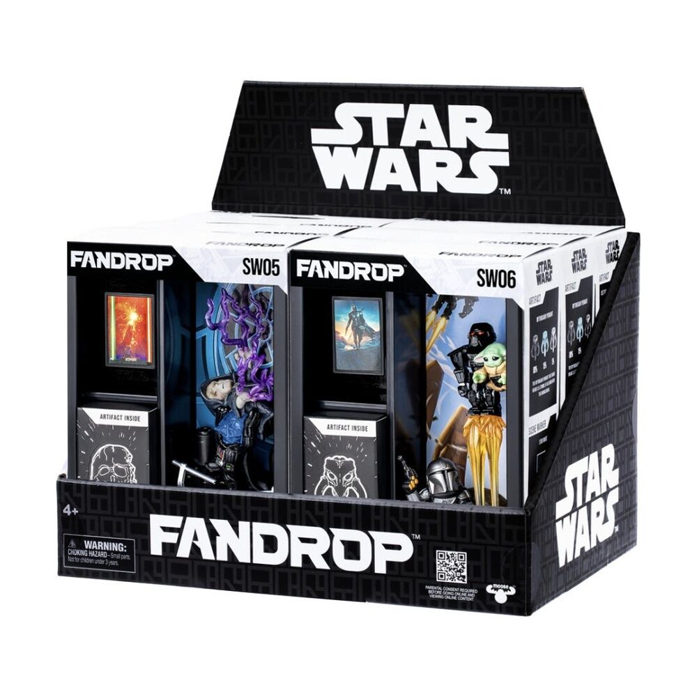 2pc Fandrop Star Wars W2 Figure W/ Collectible Diorama 4y+ Assorted