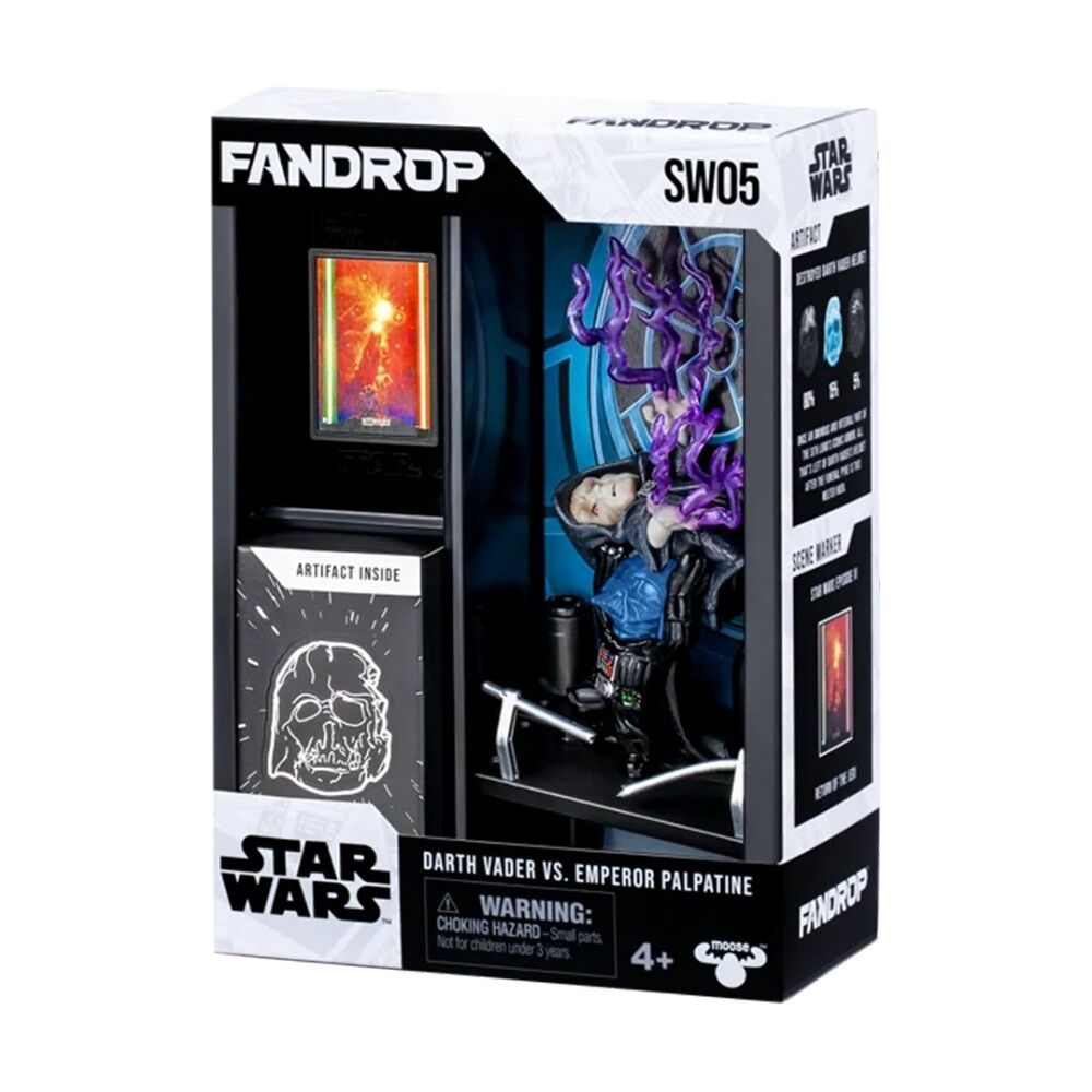 2pc Fandrop Star Wars W2 Figure W/ Collectible Diorama 4y+ Assorted
