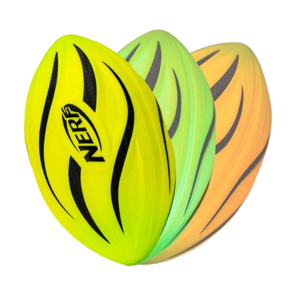 Nerf Lightstrike Football Durable Grip For Outdoor Play Yellow