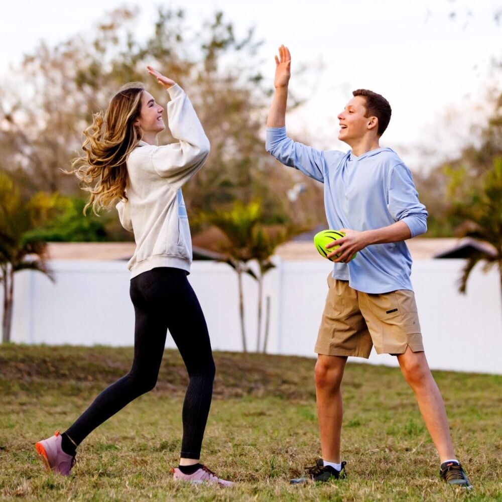 Nerf Lightstrike Football Durable Grip For Outdoor Play Yellow