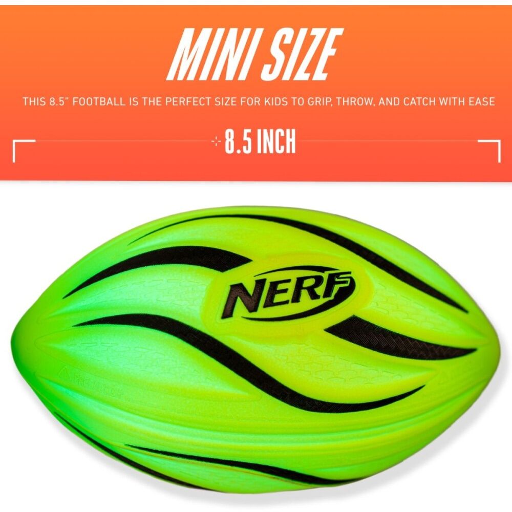 Nerf Lightstrike Football Durable Grip For Outdoor Play Yellow