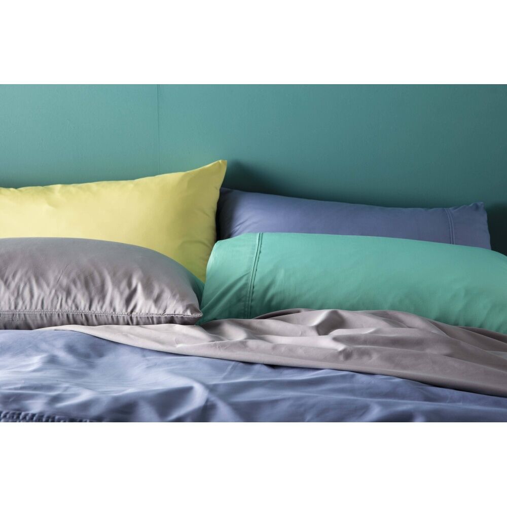 Kas Australia 500 TC Egyptian Cotton Sheet Set Sateen Navy King