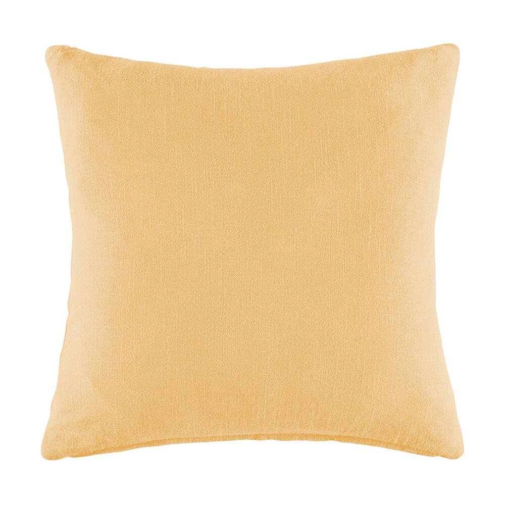 Kas Australia Frida Cushion Cotton Pillow Cover Ochre 50x50cm