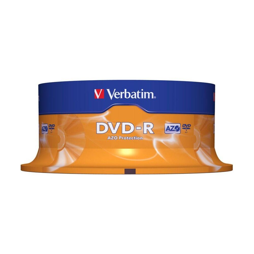 2 x 25pc VERBATIM DVD-R Spindle 16x Speed Blank Discs 4.7GB/120min