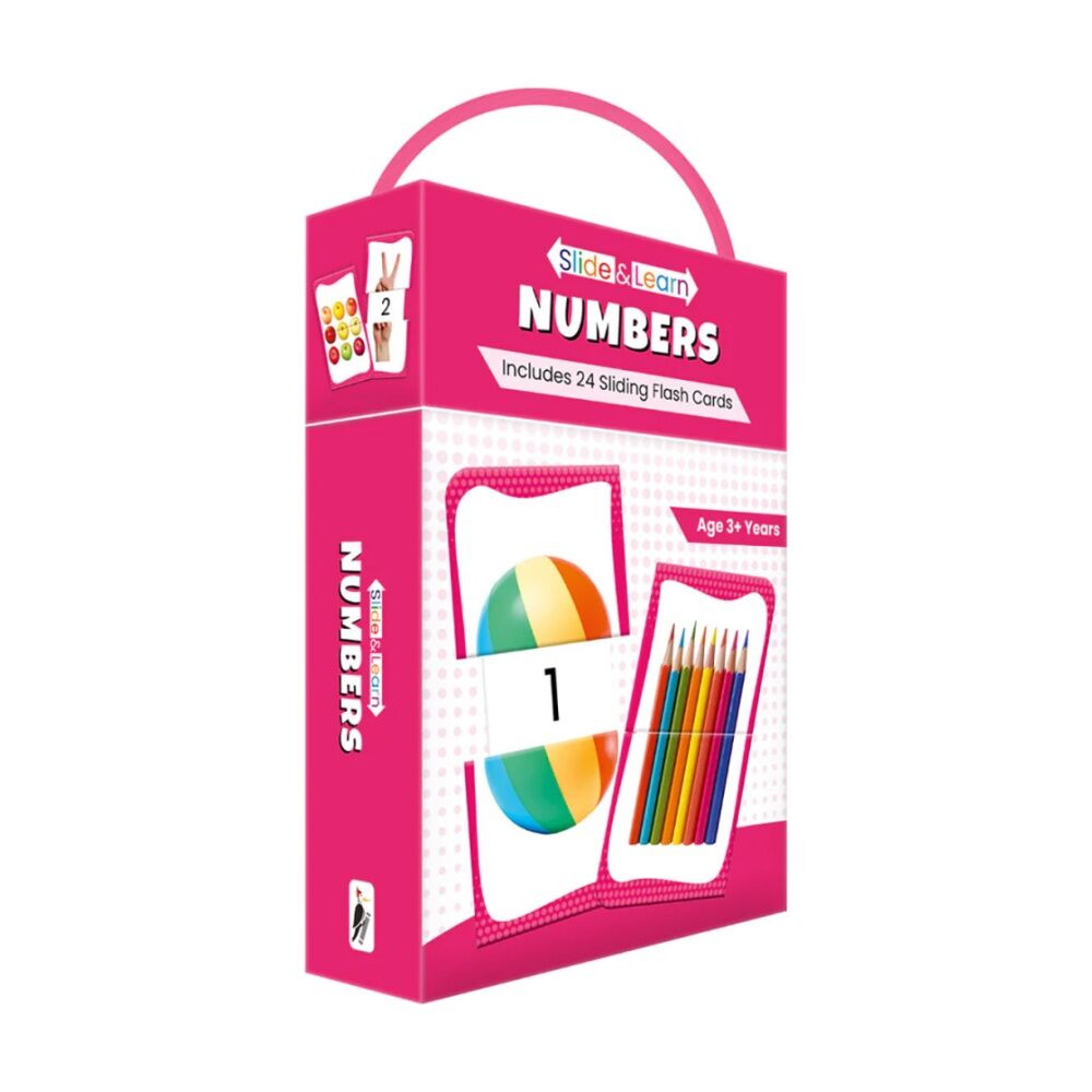Promotional Slide & Learn Flash Cards Numbers Interactive Learning 3y+