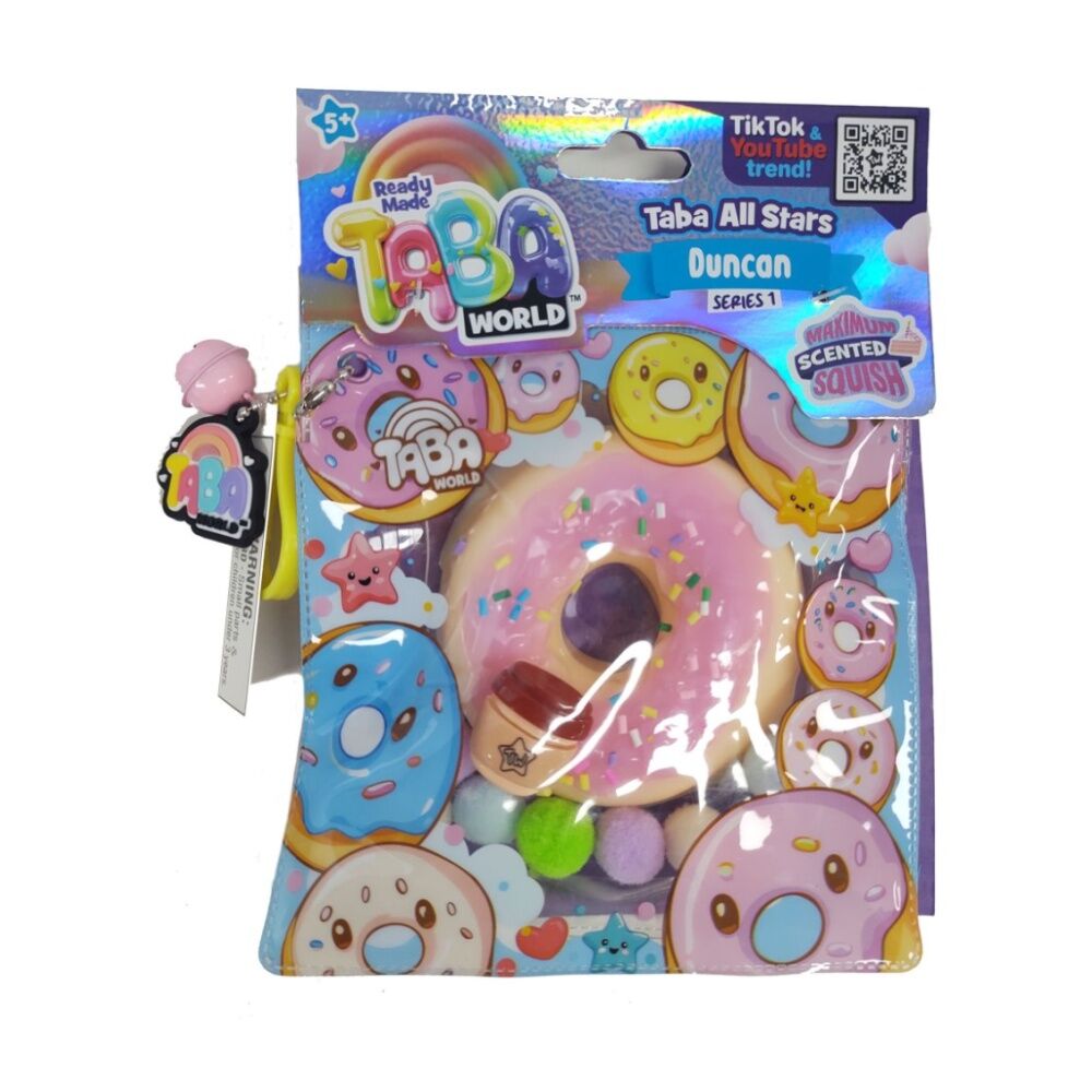 6PK Born To Play Taba World Squishys Series 1 Craft Craze Assorted