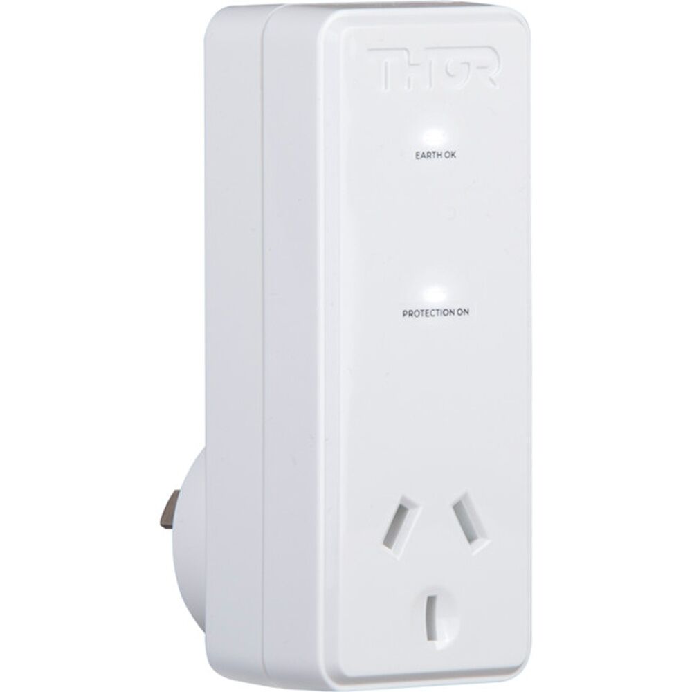 Thor Alpha Single Outlet Forward Facing Surge Protector Power