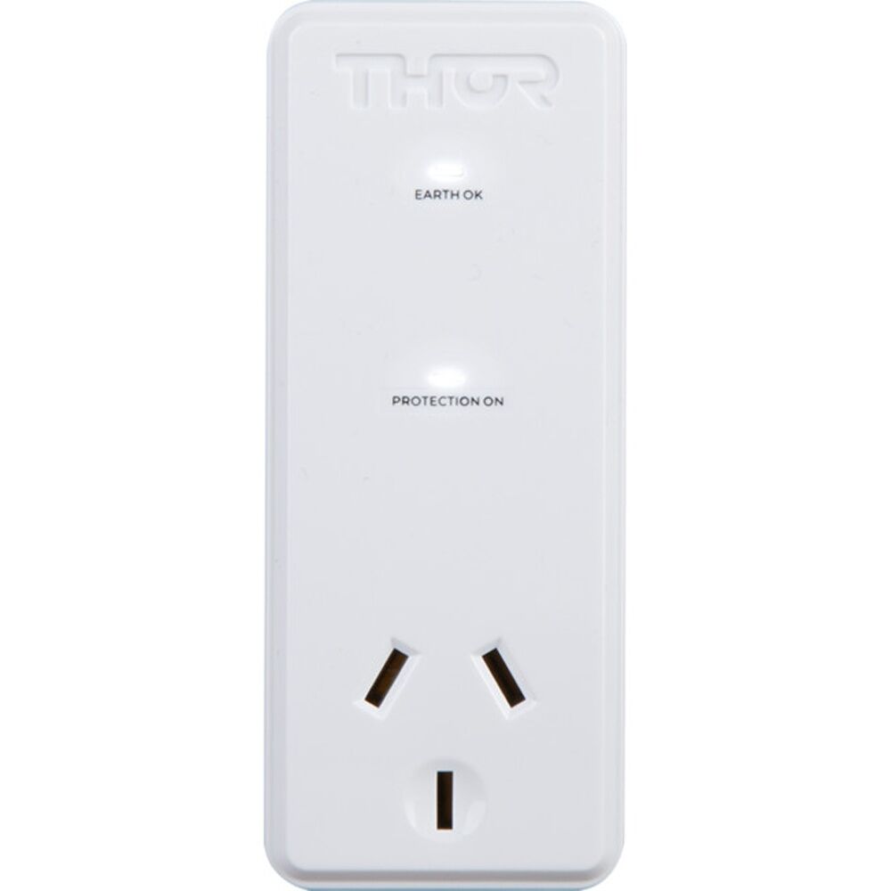 Thor Alpha Single Outlet Forward Facing Surge Protector Power