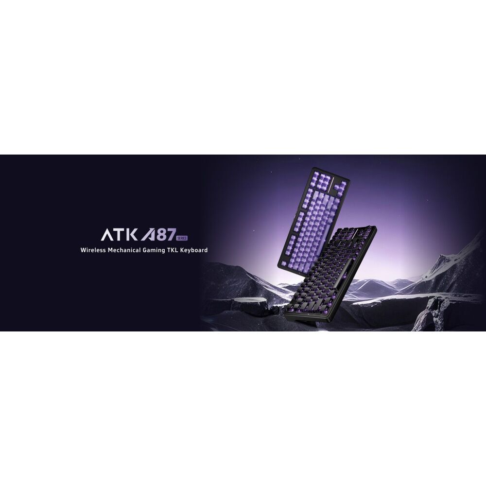 ATK A87 PRO Tri-Mode Wireless Mechanical Gaming Keyboard Starry Night Switch