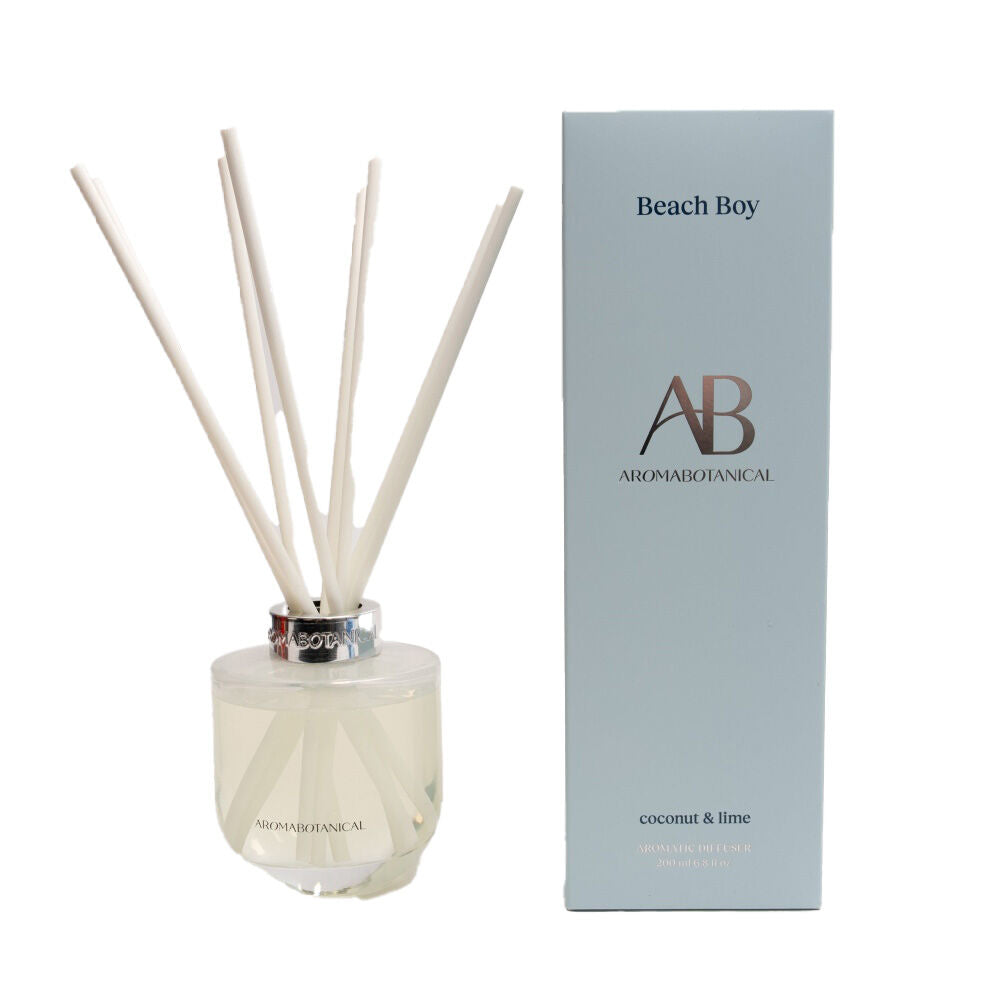 4PK Aromabotanical Beach Boy 200ml Scented Home Fragrance Diffuser