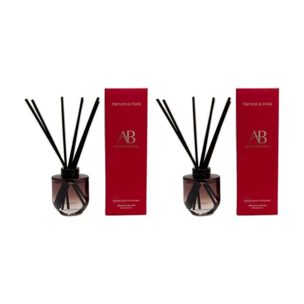 2PK Aromabotanical Harvest at Dusk 200ml Scented Home Fragrance Diffuser
