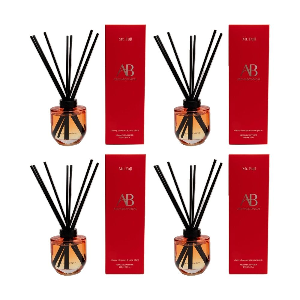 4PK Aromabotanical Mt Fuji 200ml Scented Home Fragrance Diffuser Fresh Scent
