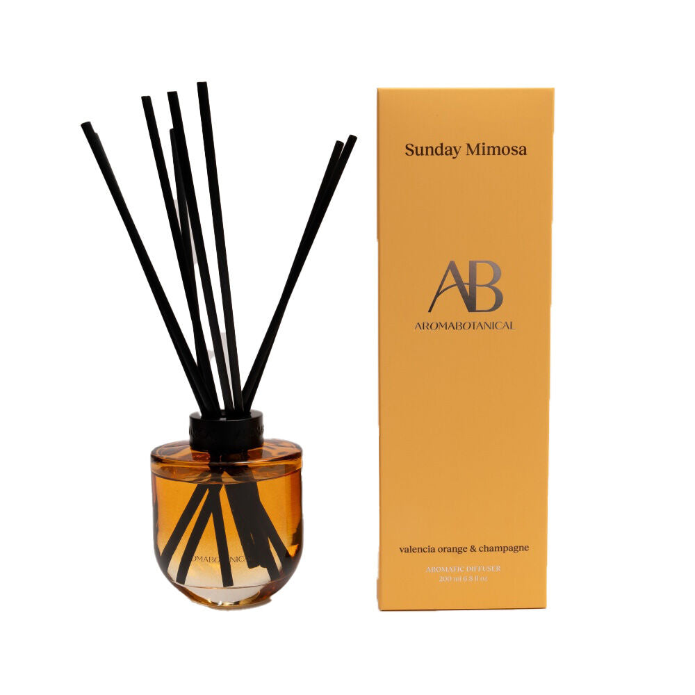 4PK Aromabotanical Sunday Mimosa 200ml Scented Home Fragrance Diffuser Fruity Scent