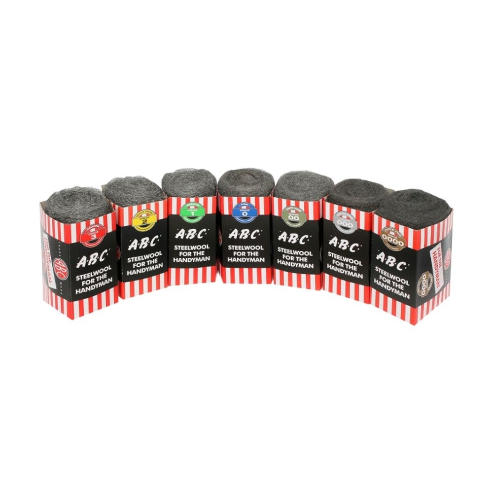 6PK ABC Handyman Home Professional Cleaning Steel Wool Refill Grade 0000