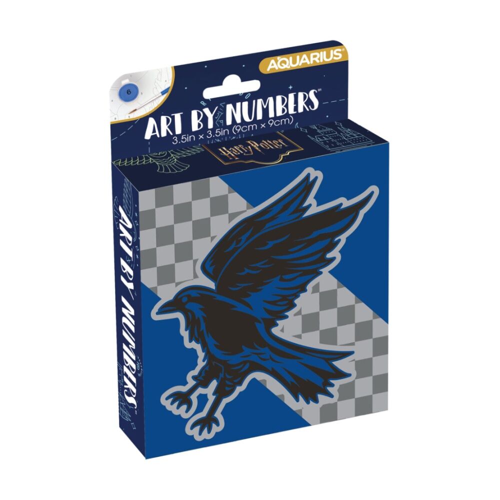 2x Aquarius Harry Potter Ravenclaw Art By Numbers Kids Craft Painting Kit 9x9cm
