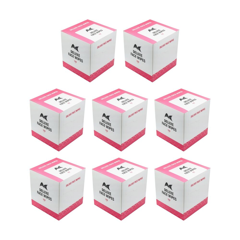8x 100pc Artists Choice Deluxe Face Wipes Make Up Remover Gentle On Skin