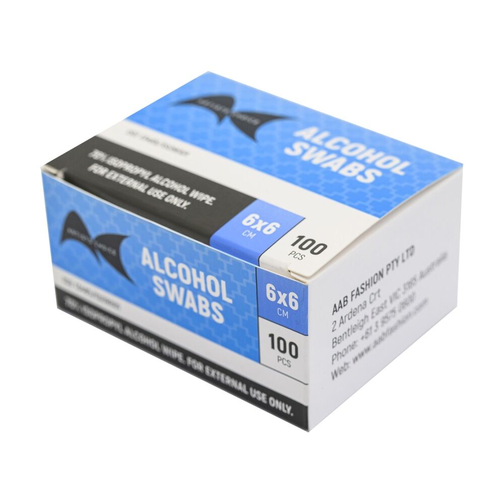 6x 100pc Artists Choice Alcohol Wipes Antibacterial Sanitizing Cleaning Pads