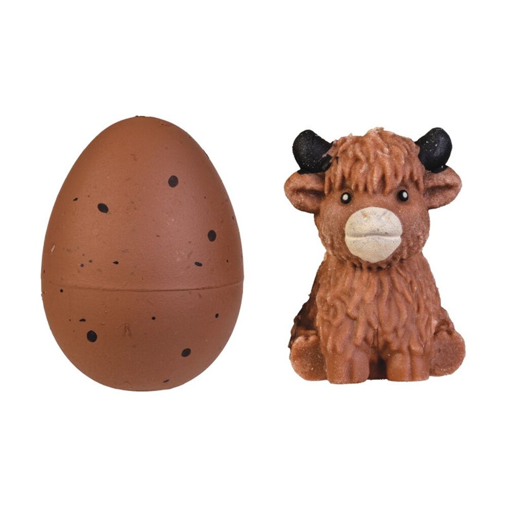6PK MDI Growing Highland Cow Egg Magic Water Grow & Hatch Kids Toy Brown