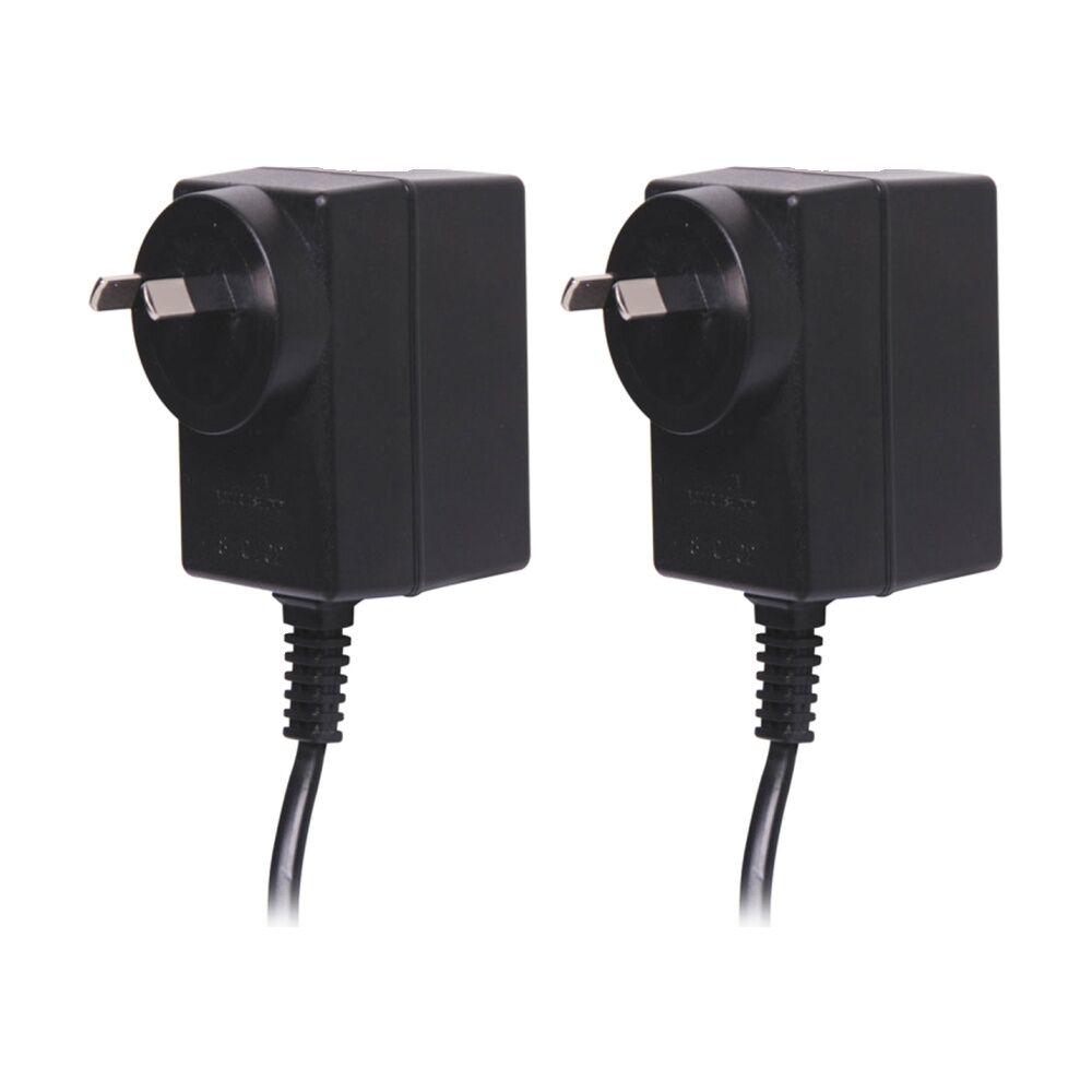 2PK Powertran 12V AC 500Ma Power Supply 2.1mm Plug 12Vac Adapter 500mA