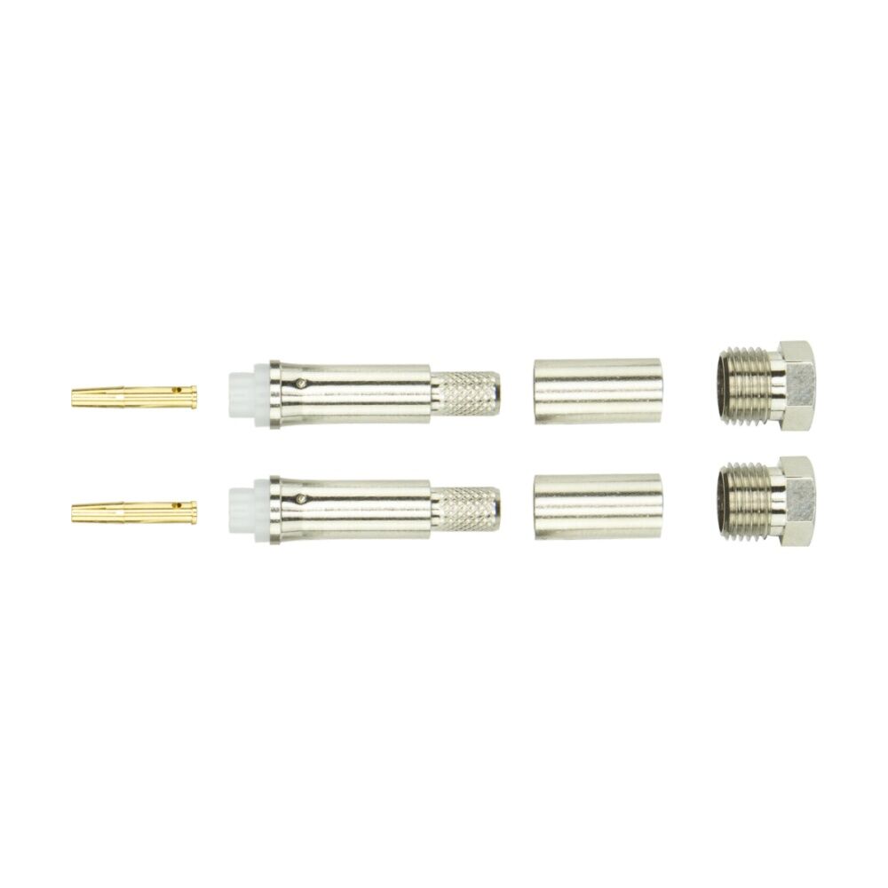 2PK Gme FME Female Plug Standard Connector Cable Adaptor