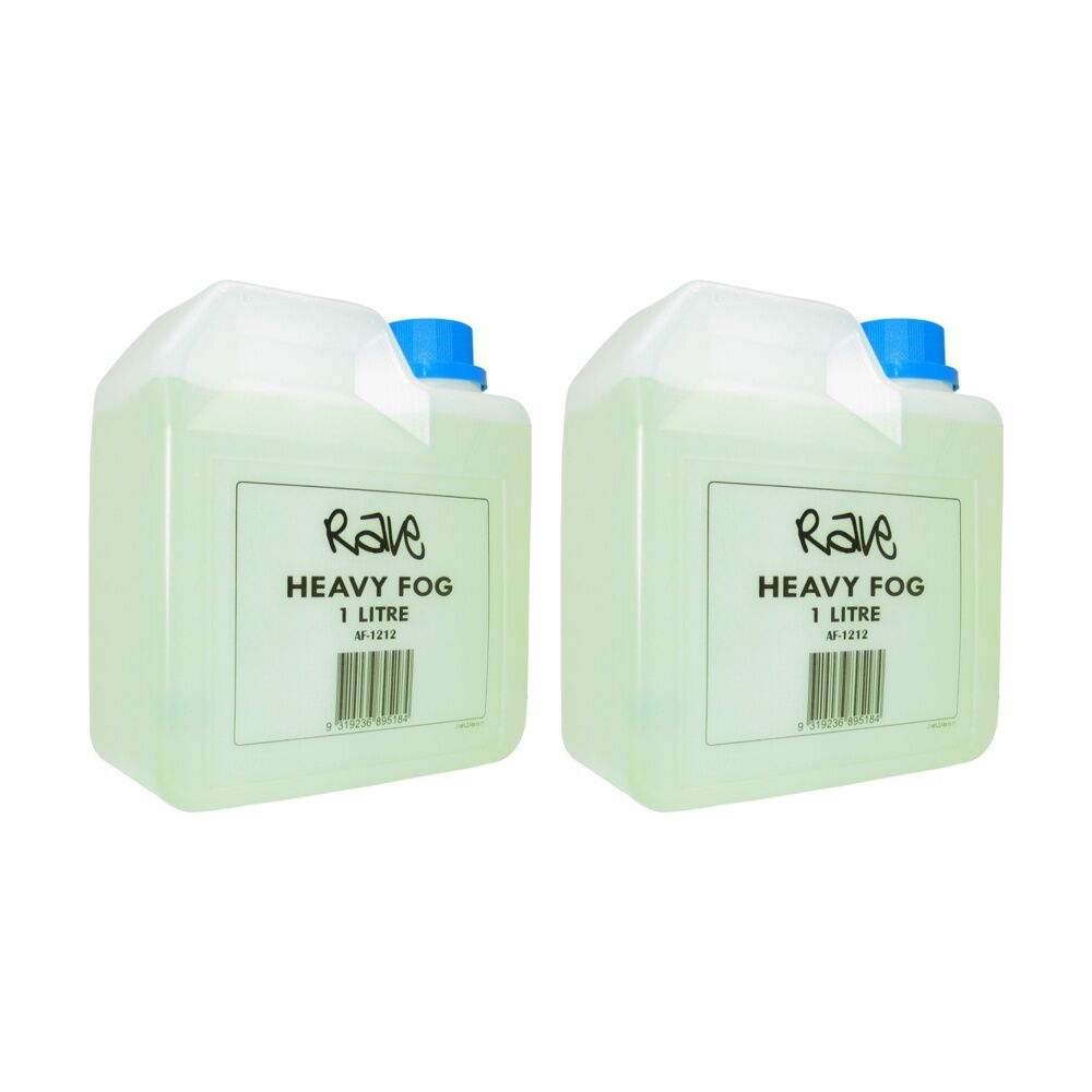 2PK Rave Fog Machine Liquid 1 Litre Fluid Heavy Atmospheric Effects Fluids RAVE