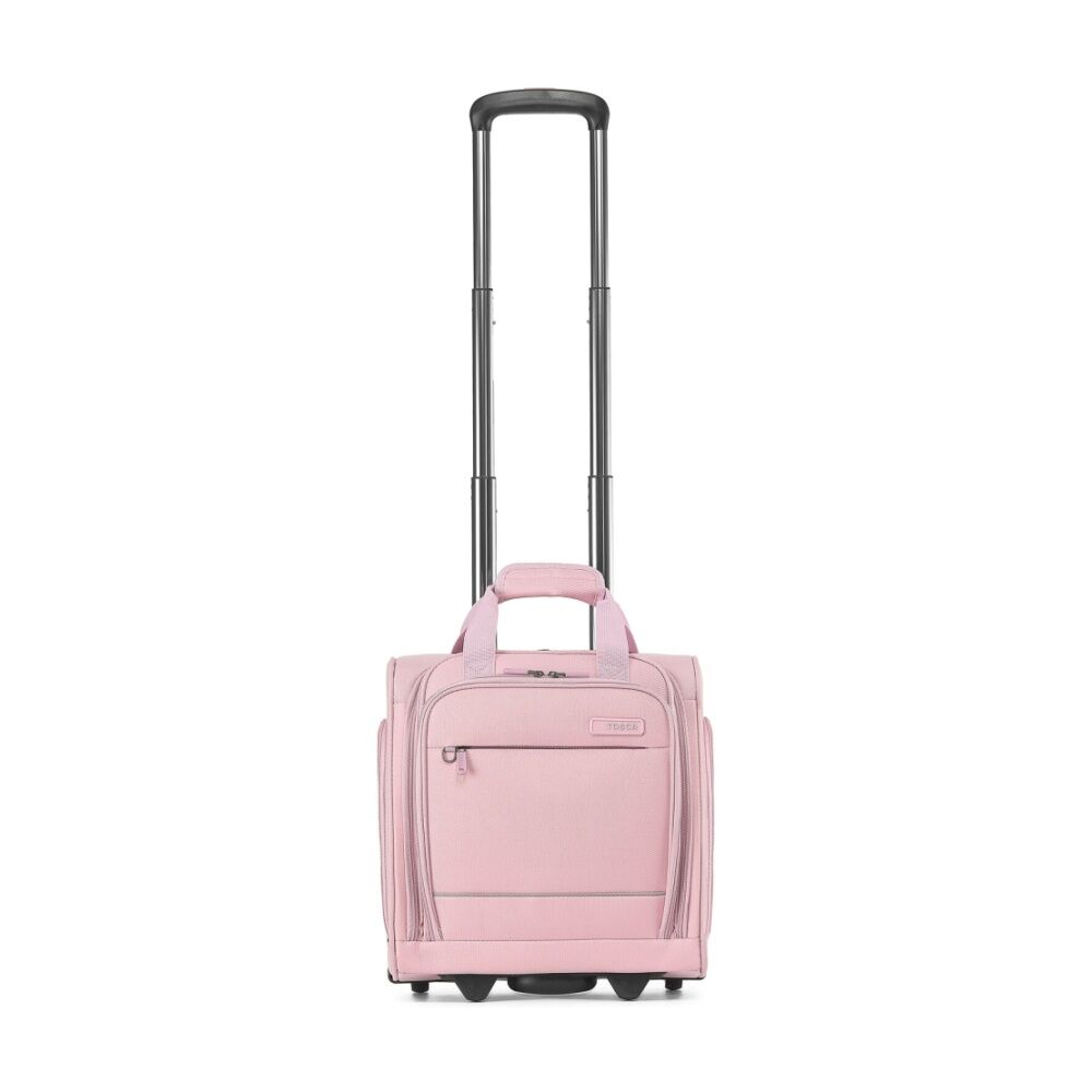 Tosca So Lite Onboard Wheel Bag Fabric Compact Travel With Wheels Blush