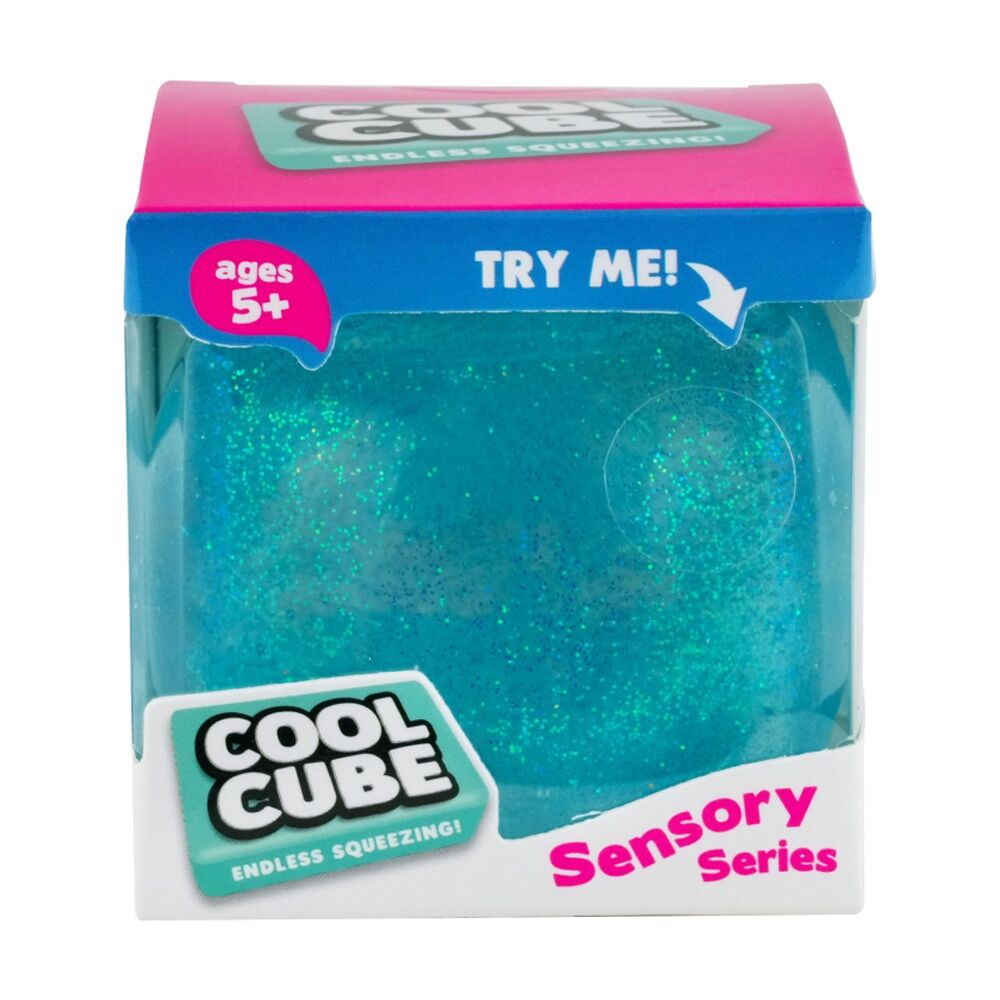 3PK Trend Hub Kids 3y+ Cool Cube Ultra-Squishy Sensory Fidget Toy Assorted
