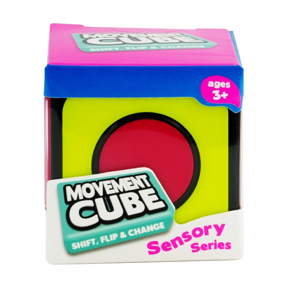 Trend Hub Kids 3y+ Movement Cube 2-in-1 Fidget Sensory Spinner Toy