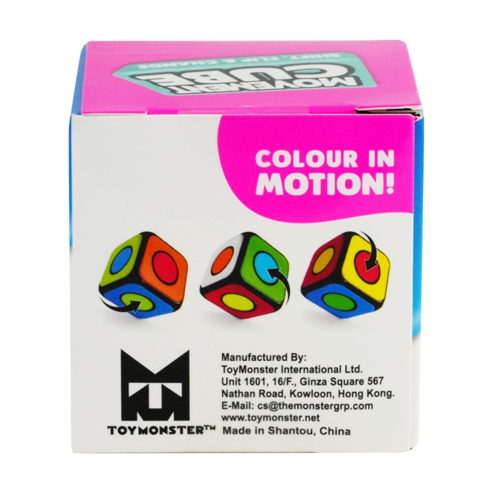 Trend Hub Kids 3y+ Movement Cube 2-in-1 Fidget Sensory Spinner Toy