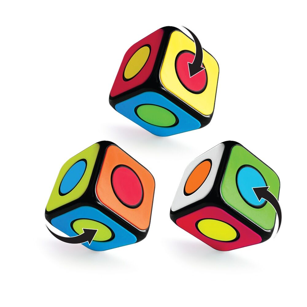 Trend Hub Kids 3y+ Movement Cube 2-in-1 Fidget Sensory Spinner Toy
