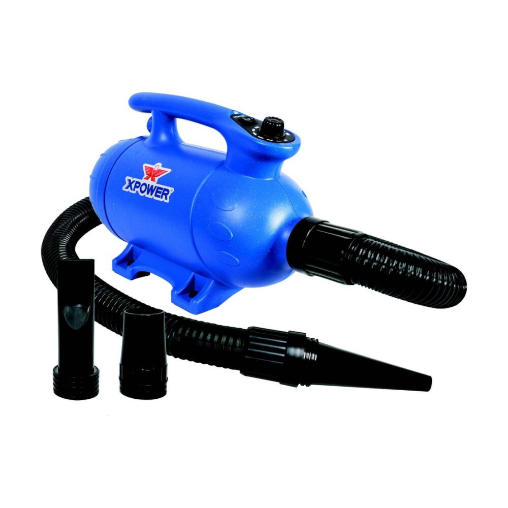 XPower Pet Dryer Heated Variable Speed 2 Heat Settings Dog Grooming 1800W