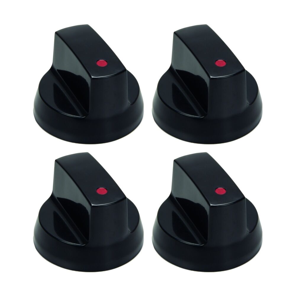 4PK Kookaburra Universal BBQ Knob Durable Fit For Standard Gas Cock Shaft