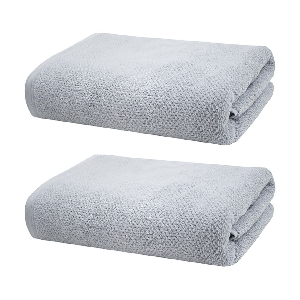 2PK Bambury Angove 600gsm Soft Absorbent Cotton Bath Sheet 80x160cm Blue