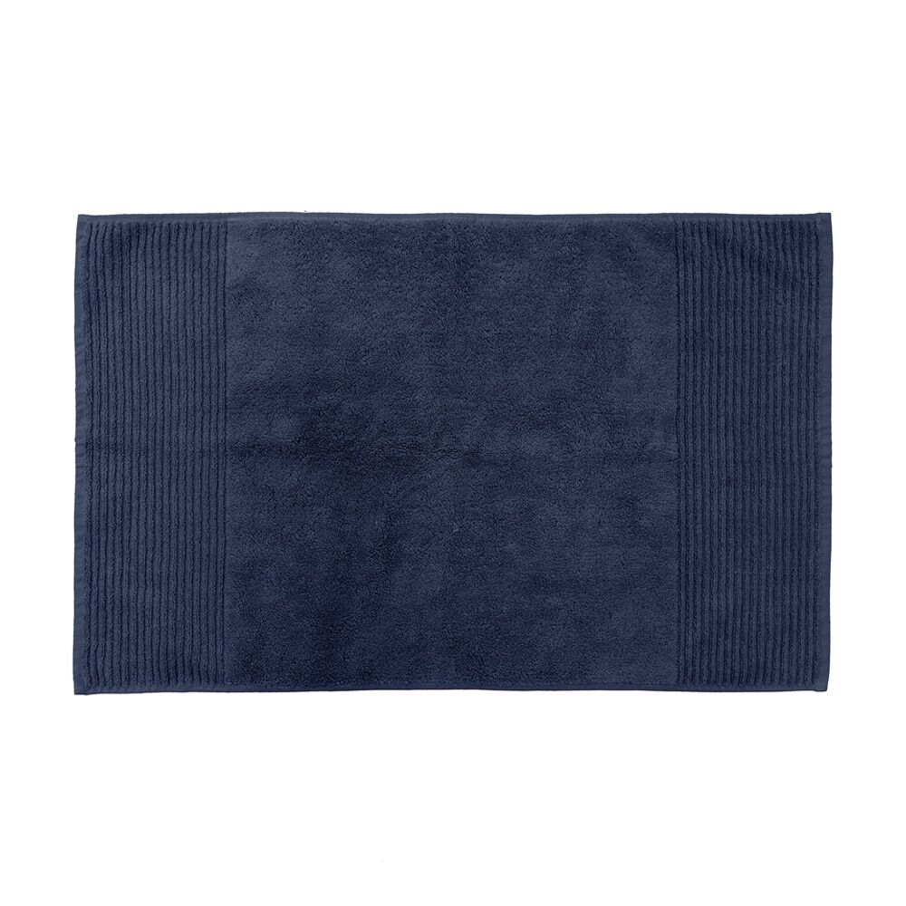 Bambury Elvire 800gsm Soft Absorbent Cotton Bath Mat 48x78cm Blue