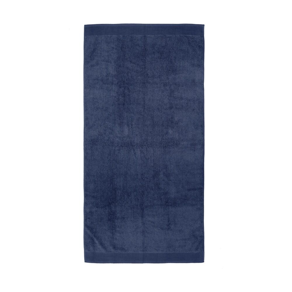 2PK Bambury Elvire 600gsm Soft Absorbent Cotton Bath Sheet 80x160cm Blue